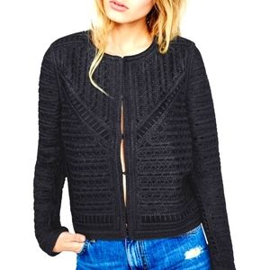 Maje Verone crochet jacket